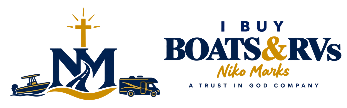 I Buy Boats & RVs — Niko Marks — A Trust In God Company